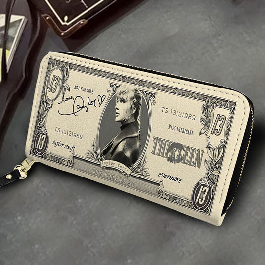 Evermore Inspired Wallet - Leather Wallet Limited Fan Edition