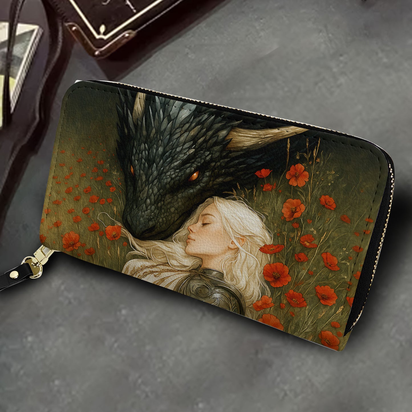 Throne of Glass-Inspired Leather Handbag & Wallet Set – Aelin & Abraxos