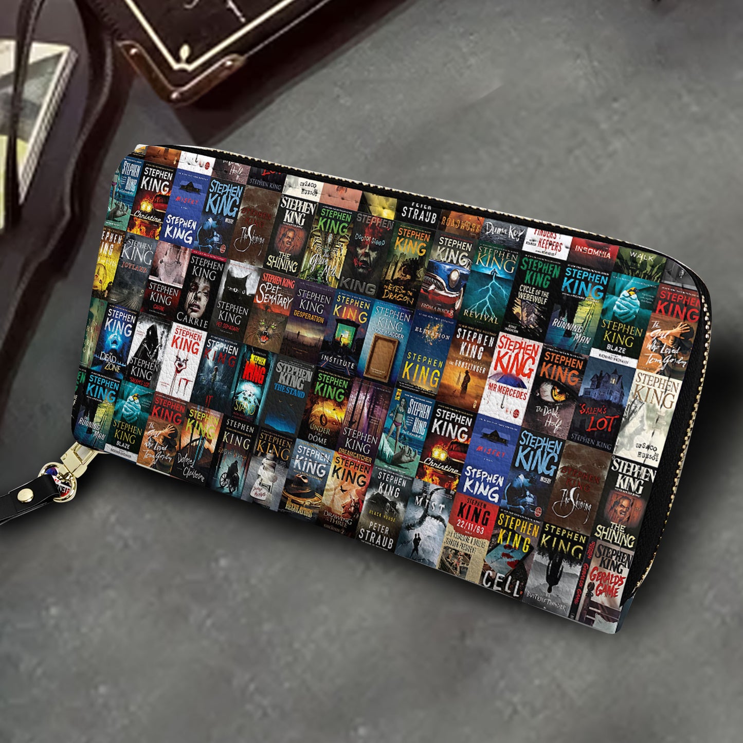 Stephen King Book Cover Leather Handbag & Wallet Set