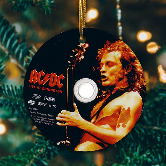 Live At Donington Ceramic Ornament – Classic Album Cover Holiday Decoration