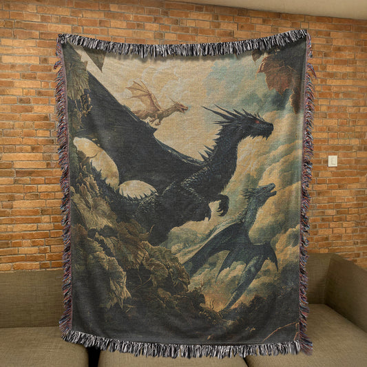 Riders of Basgiath Woven Blanket - Fouth Wings Blanket