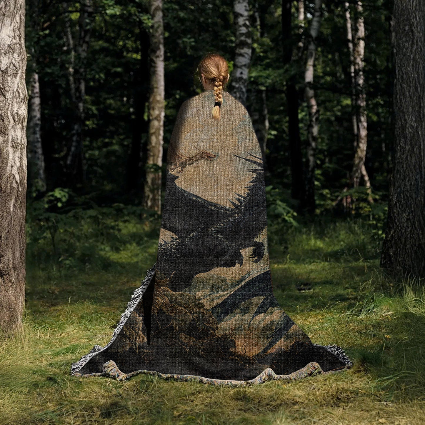 Riders of Basgiath Woven Blanket - Fouth Wings Blanket