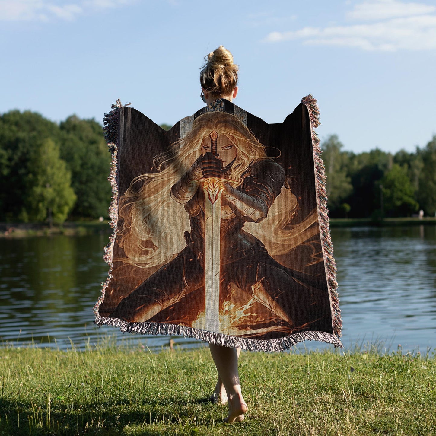 Fireheart Ascending – Aelin of the Flame Woven Blanket