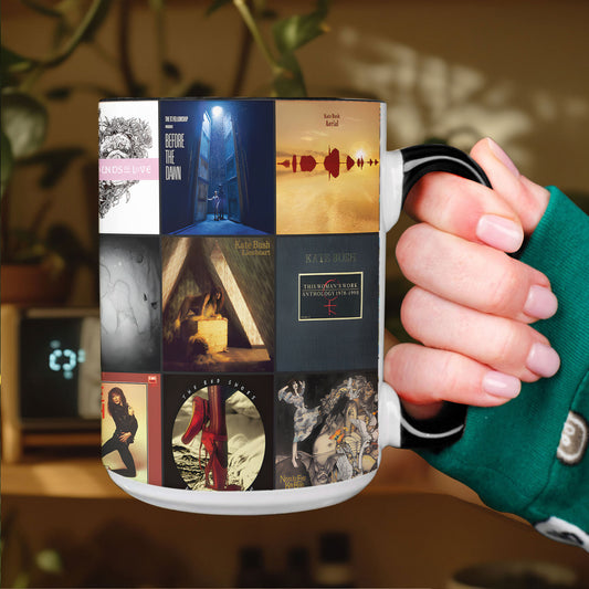 Kate Bush Accent Mug – Iconic Album Artwork Collector’s Gift