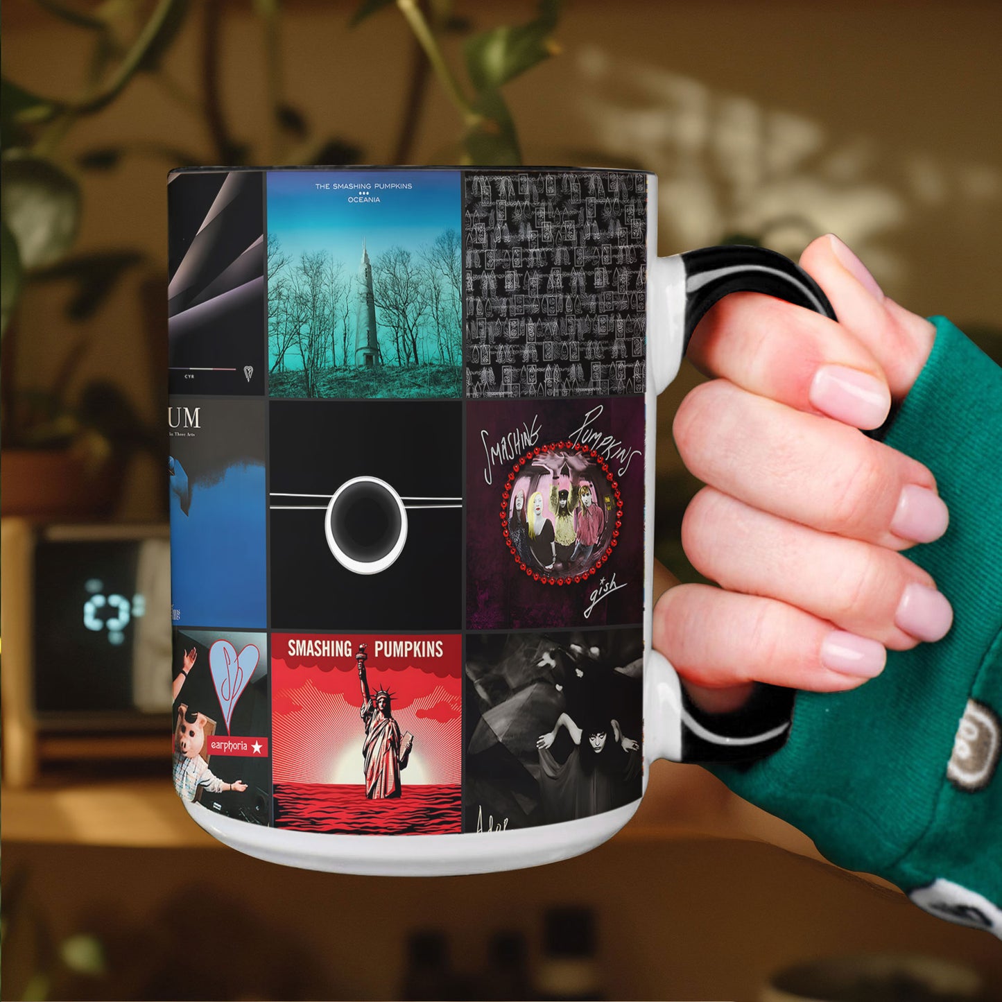 The Smashing Pumpkins Accent Mug – Iconic Album Art Collage Gift