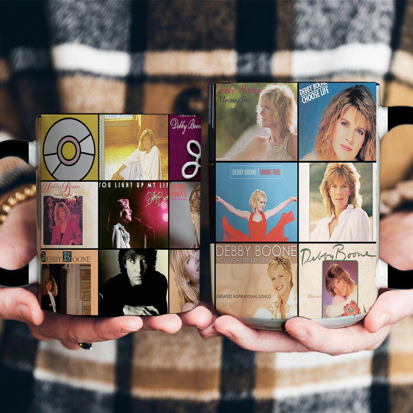 Debby Boone Accent Mug – Classic Album Cover Collage Gift