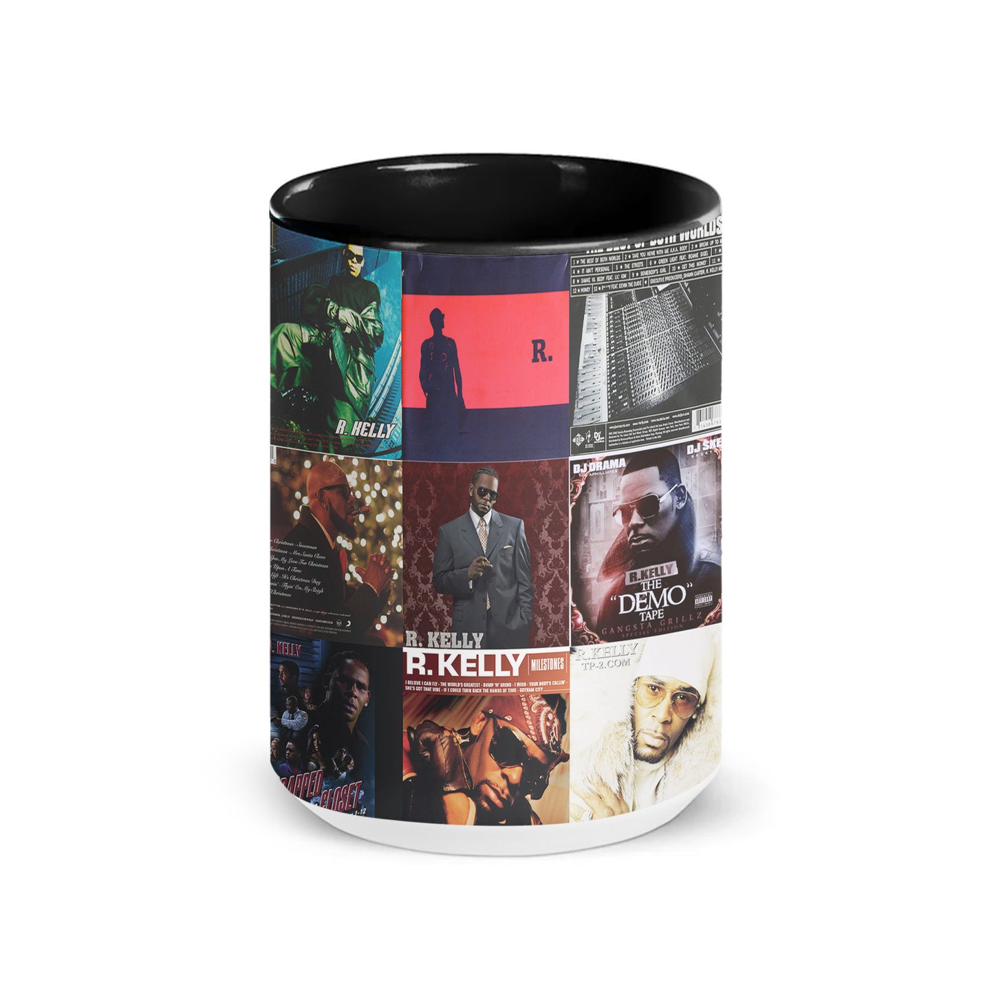 R. Kelly Accent Mug – R&B Album Collage Gift