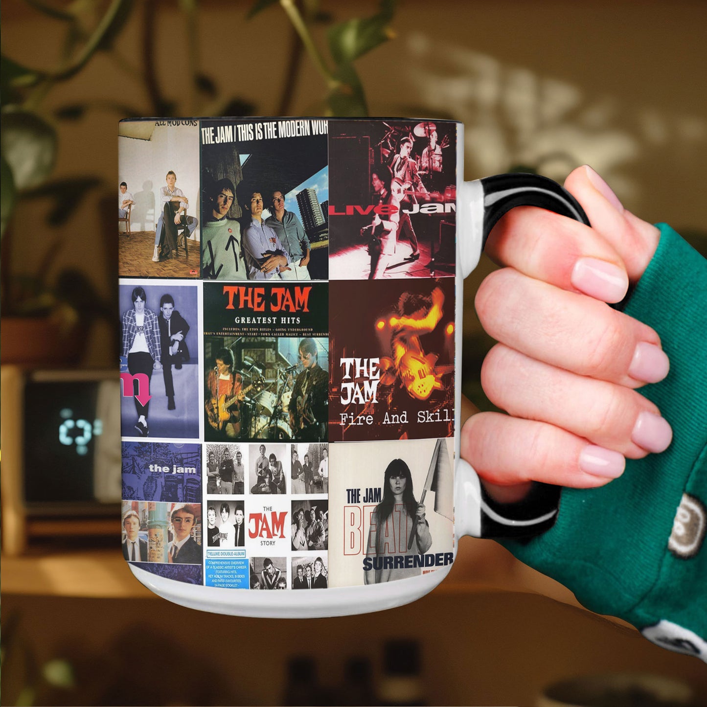 The Jam Accent Mug – Classic Album Cover Collage Gift