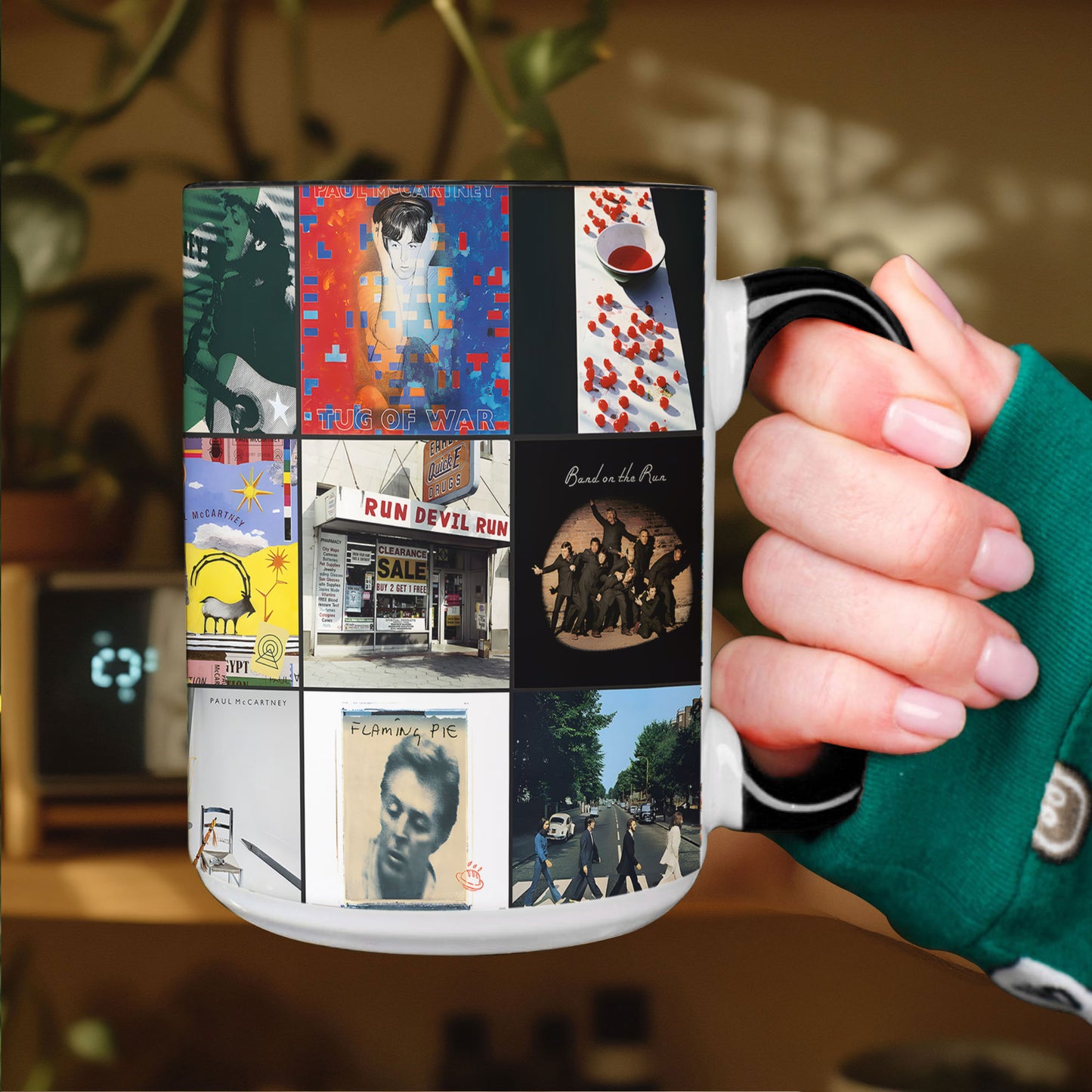 Paul McCartney Accent Mug – Iconic Album Cover Collage Gift