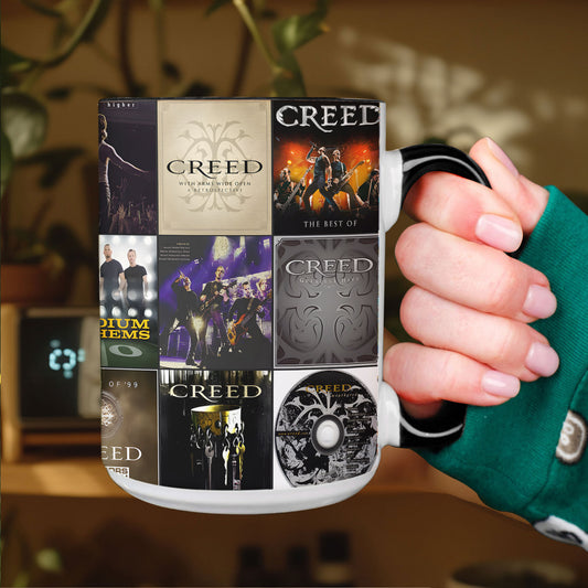 Creed Accent Mug – Classic Album Cover Collage Gift