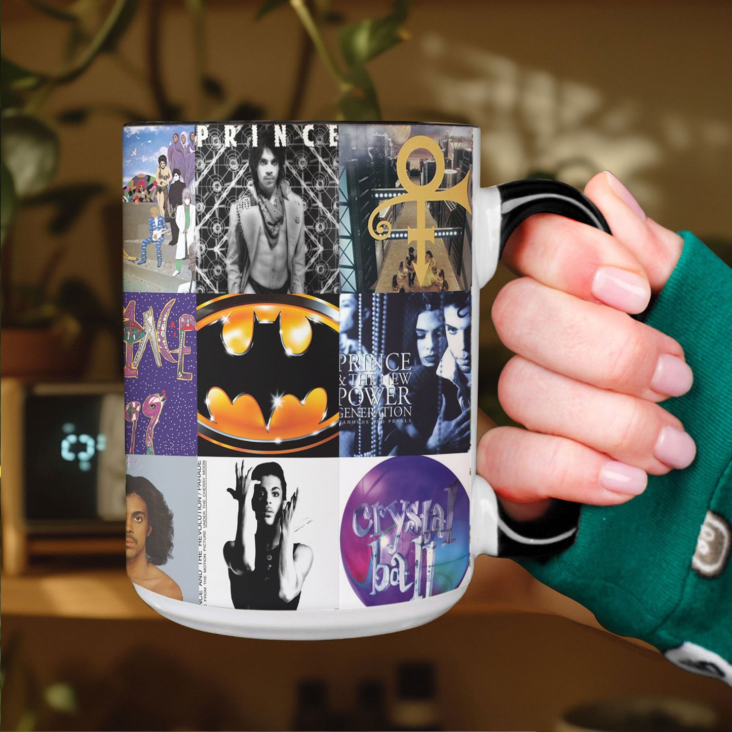 Prince Accent Mug – A Retro Celebration of Iconic Albums