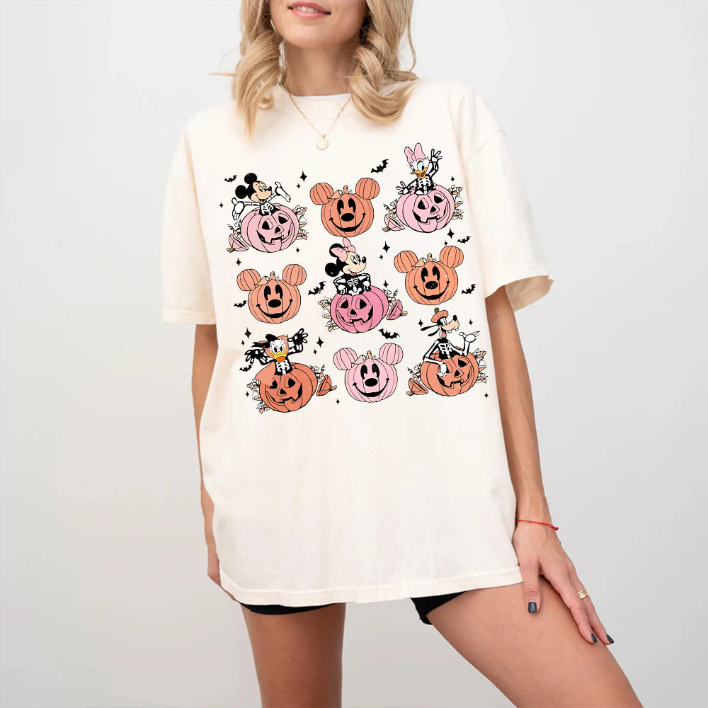 Pastel Pumpkin Pals Tee – Halloween Edition