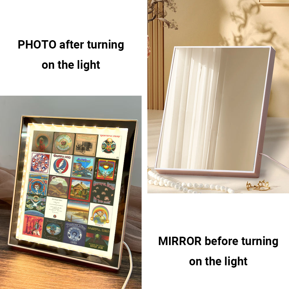 Grateful Dead Acrylic Light Mirror – Dual-Mode Music Tribute Gift