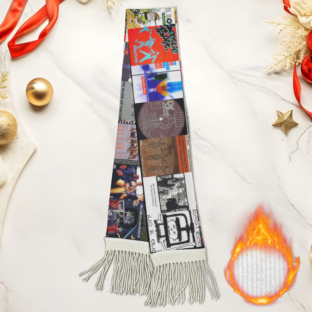 Beastie Boys Album Collage Scarf – Hip-Hop Legend Fan Gift