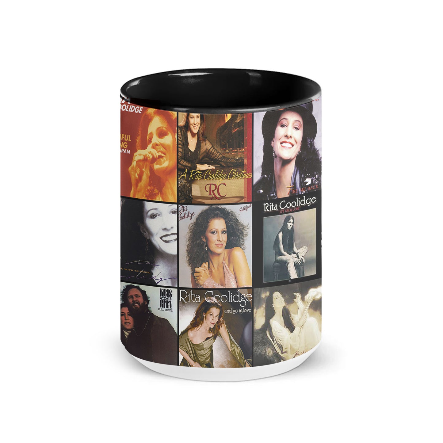Rita Coolidge Accent Mug – Classic Album Collage Tribute