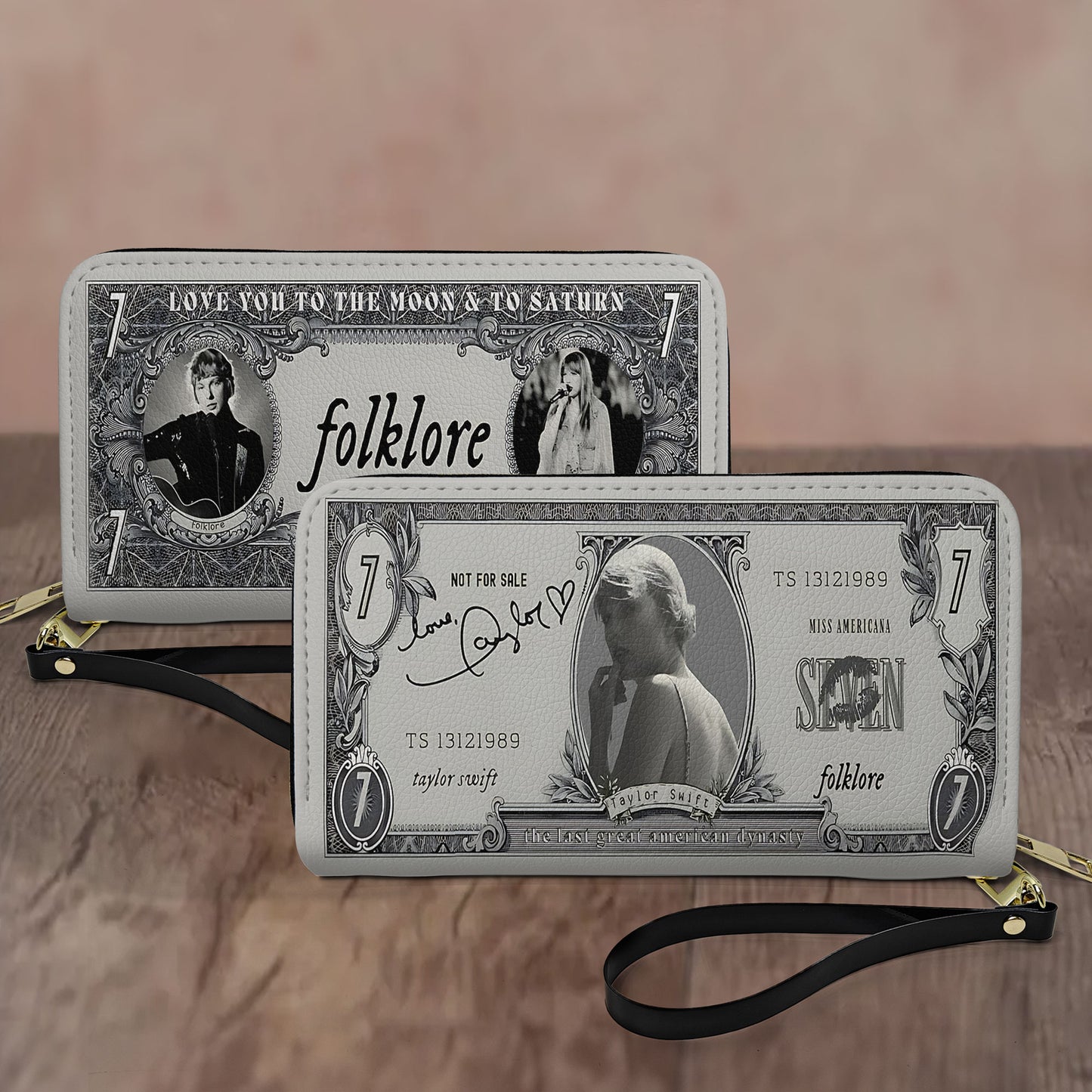 Folklore Era Taylor Swift Leather Wallet