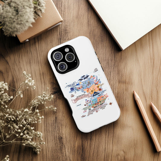 Prythian Map Phone Case – ACOTAR Inspired