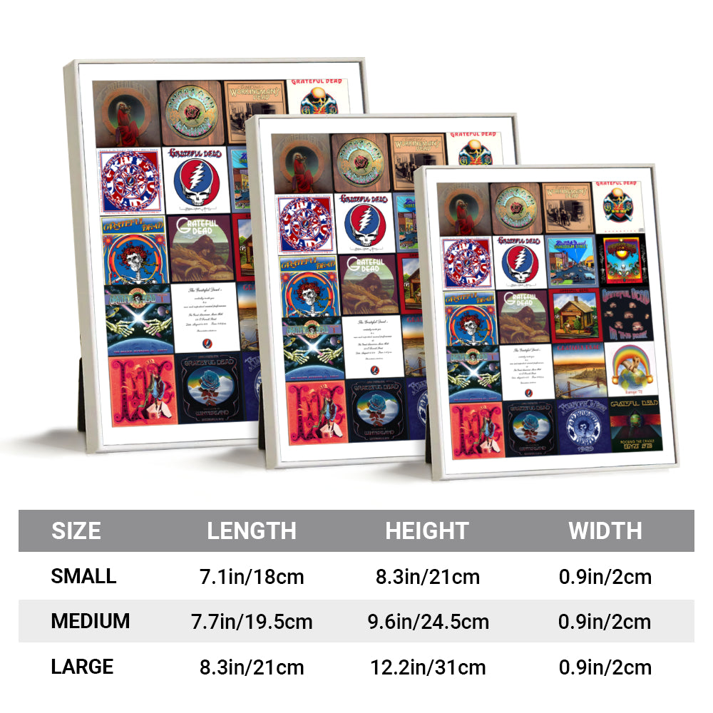 Grateful Dead Acrylic Light Mirror – Dual-Mode Music Tribute Gift