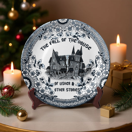 The Fall of the House of Usher Ceramic Plate – Gothic Horror Collection