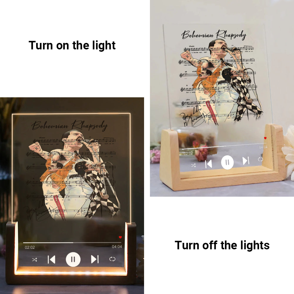 Queen “Bohemian Rhapsody” LED Music Plaque – Tribute Edition