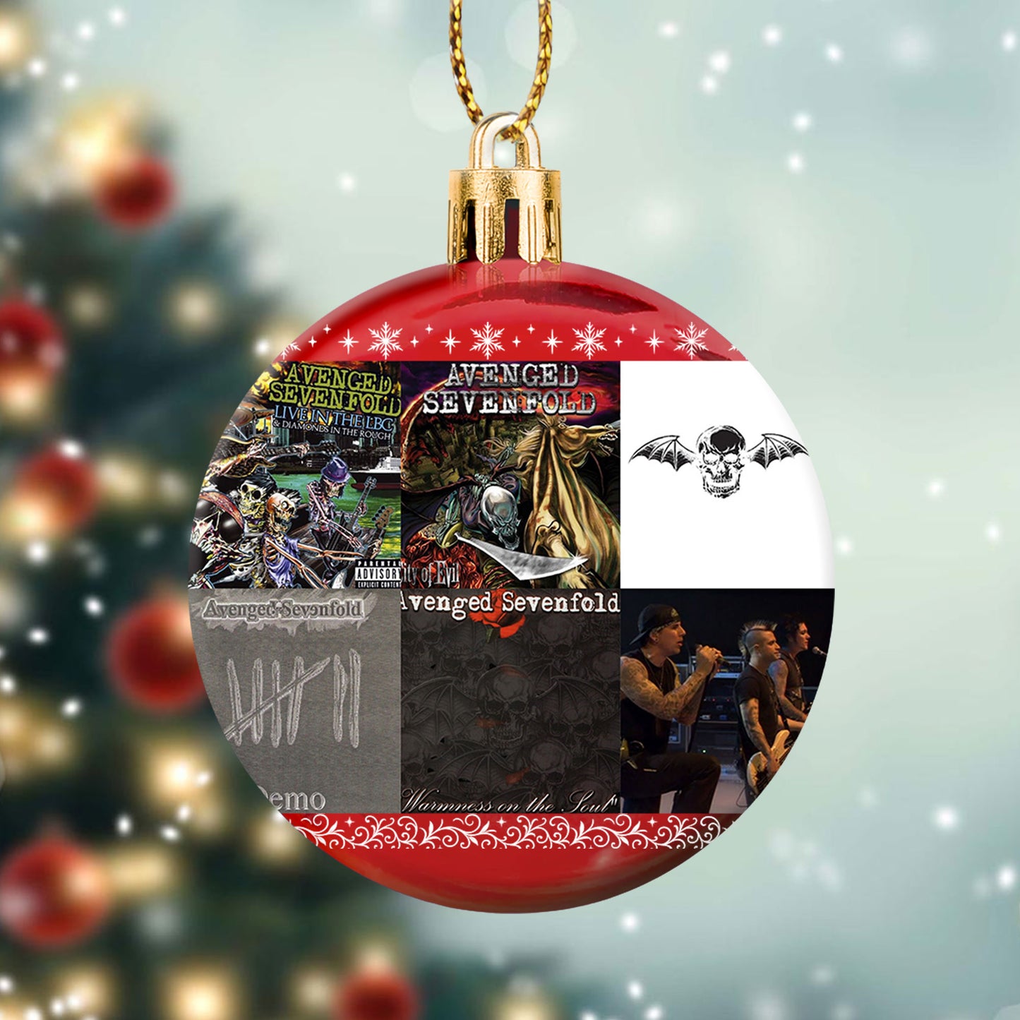 Avenged Sevenfold Ball Ornament – Metal Majesty for the Holidays