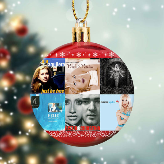 Christina Aguilera Ball Ornament – Pop Diva Elegance for the Holidays
