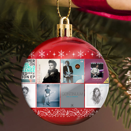 John Mayer Ball Ornament – A Touch of Soulful Elegance for Your Tree