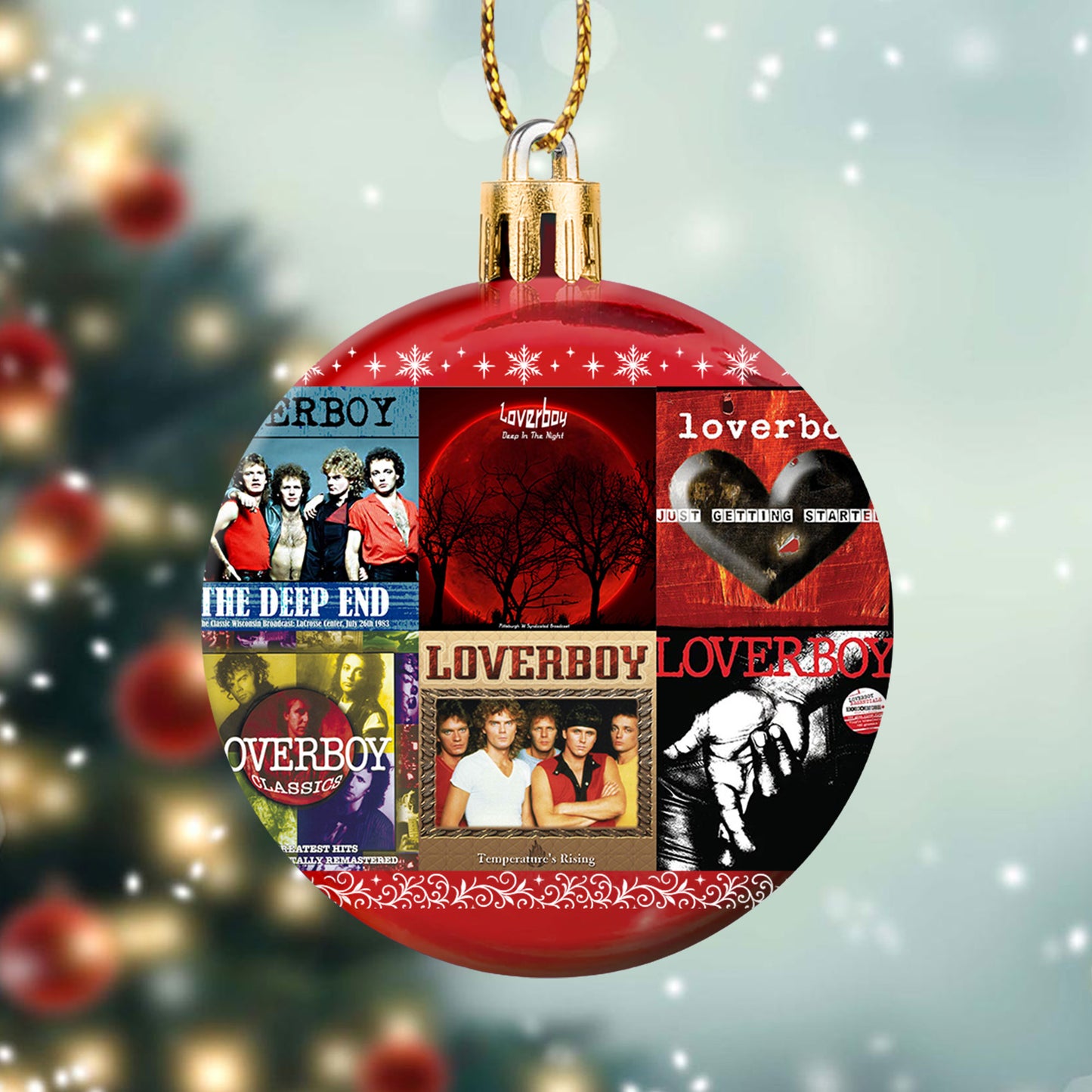 Loverboy Ball Ornament – Classic Rock Passion