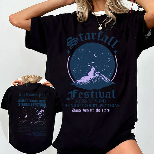 "Starfall Festival" Night Court Tee - Starfall shirt