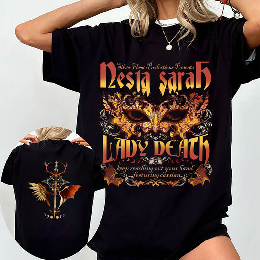 Lady Death – Masked Elegance Graphic Tee