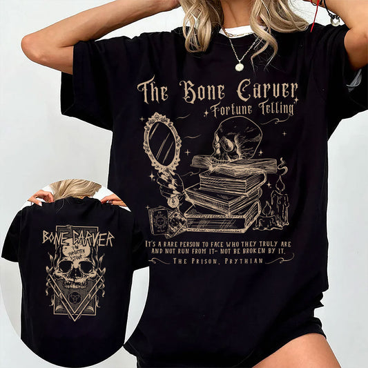 The Bone Carver Fantasy Graphic Tee - ACOTAR Shirt