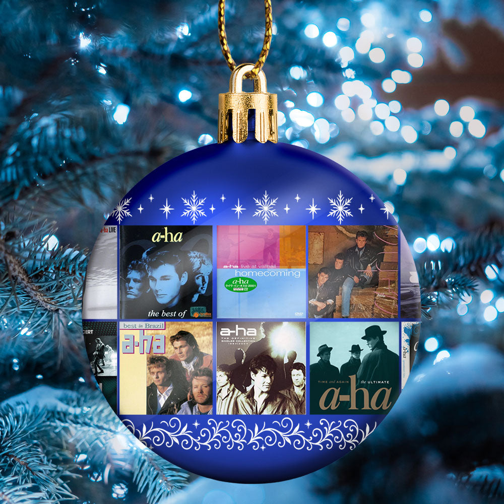 A-ha Ball Ornament – A Nostalgic Christmas Gift for Pop Lovers