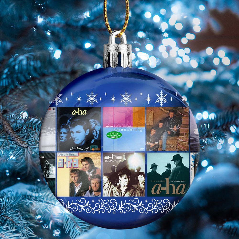 A-ha Ball Ornament – A Nostalgic Christmas Gift for Pop Lovers