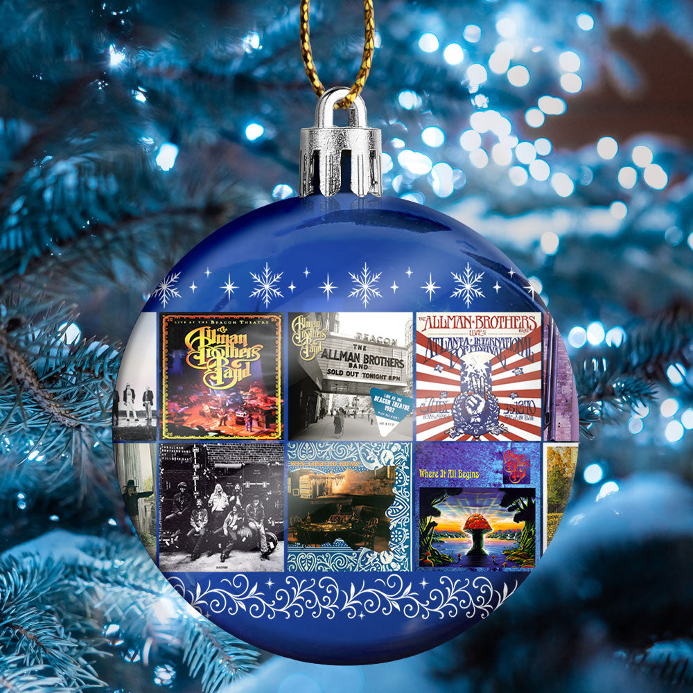 The Allman Brothers Band Ball Ornament – Southern Soul Meets Holiday Spirit