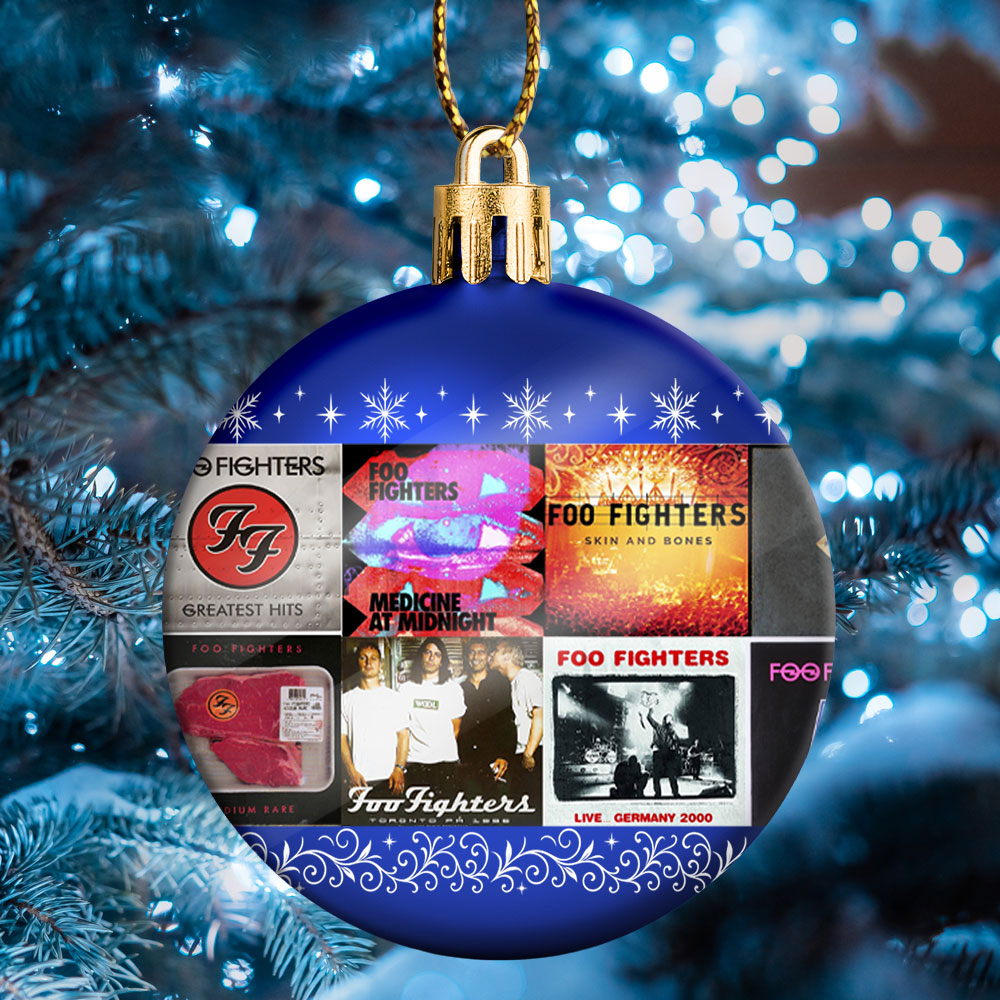Foo Fighters Ball Ornament – A Rock Anthem for Your Holiday Tree