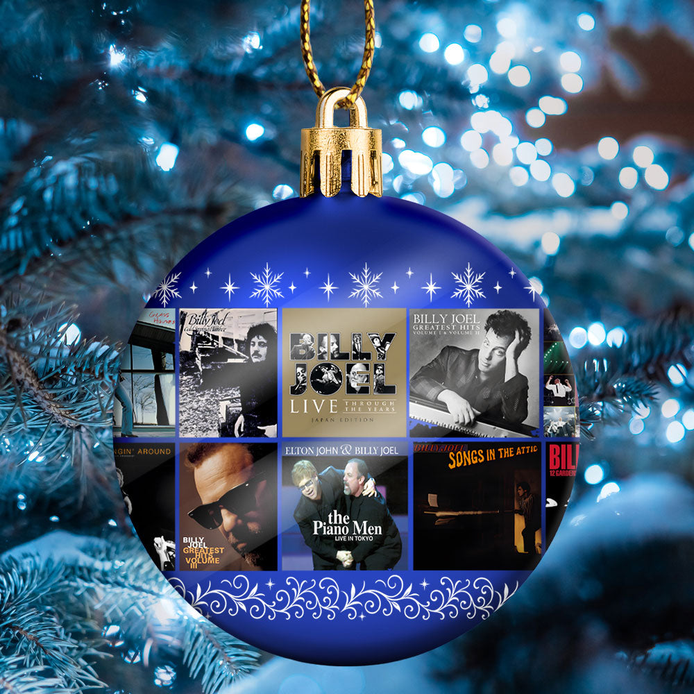 Billy Joel Ball Ornament – A Piano Man’s Holiday Melody in Every Shine