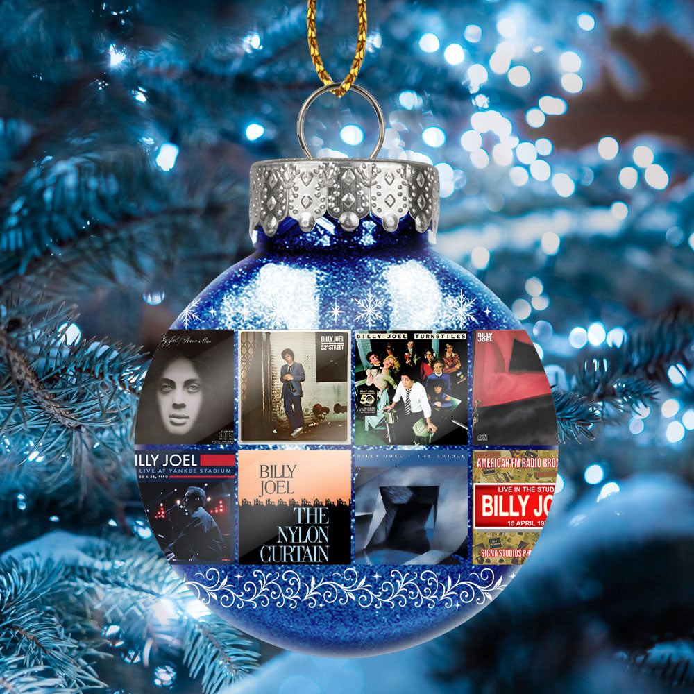Billy Joel Ball Ornament – A Piano Man’s Holiday Melody in Every Shine