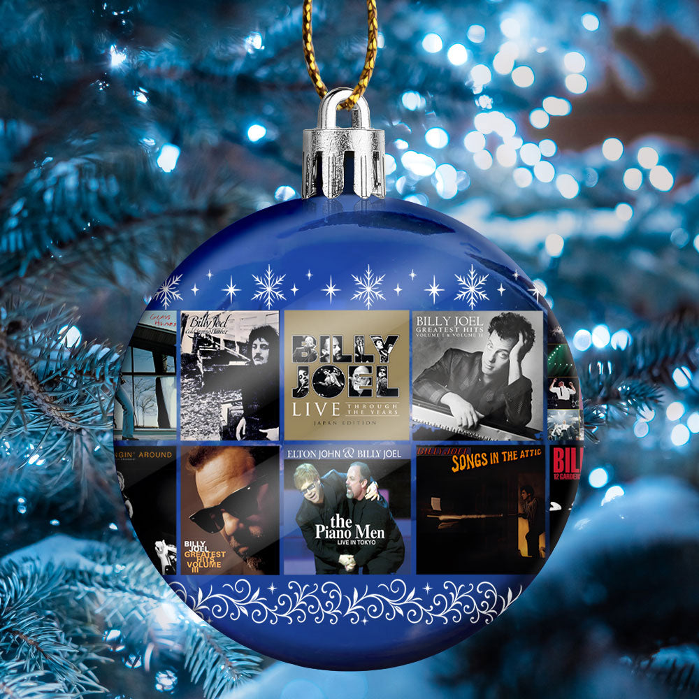 Billy Joel Ball Ornament – A Piano Man’s Holiday Melody in Every Shine