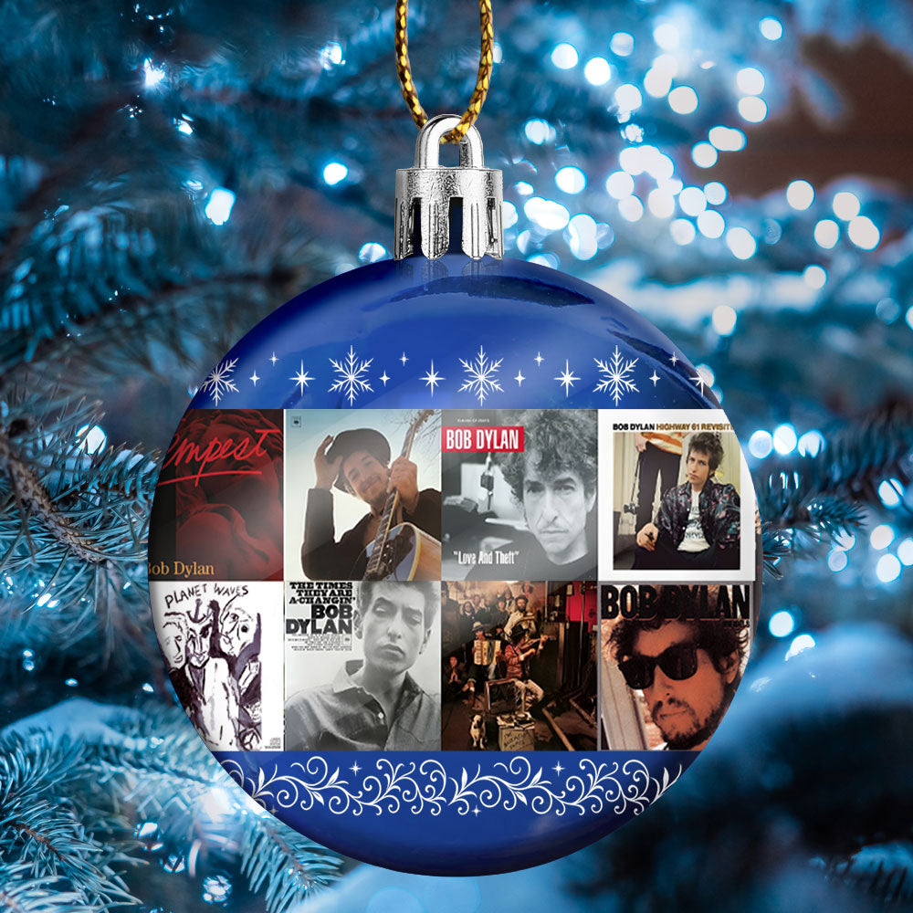 Bob Dylan Ball Ornament – A Tribute to the Poet of Rock and Timeless Melody