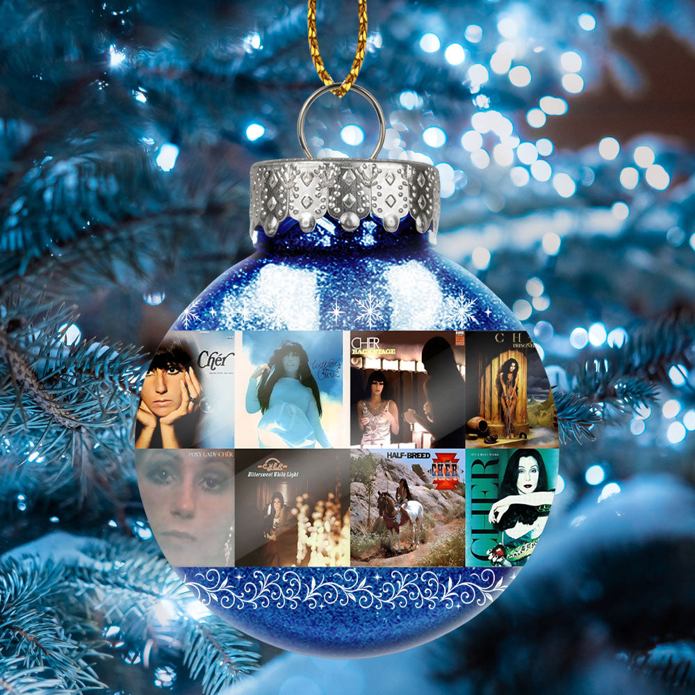 Cher Ball Ornament – A Dazzling Celebration of Glamour, Strength, and Timeless Hits