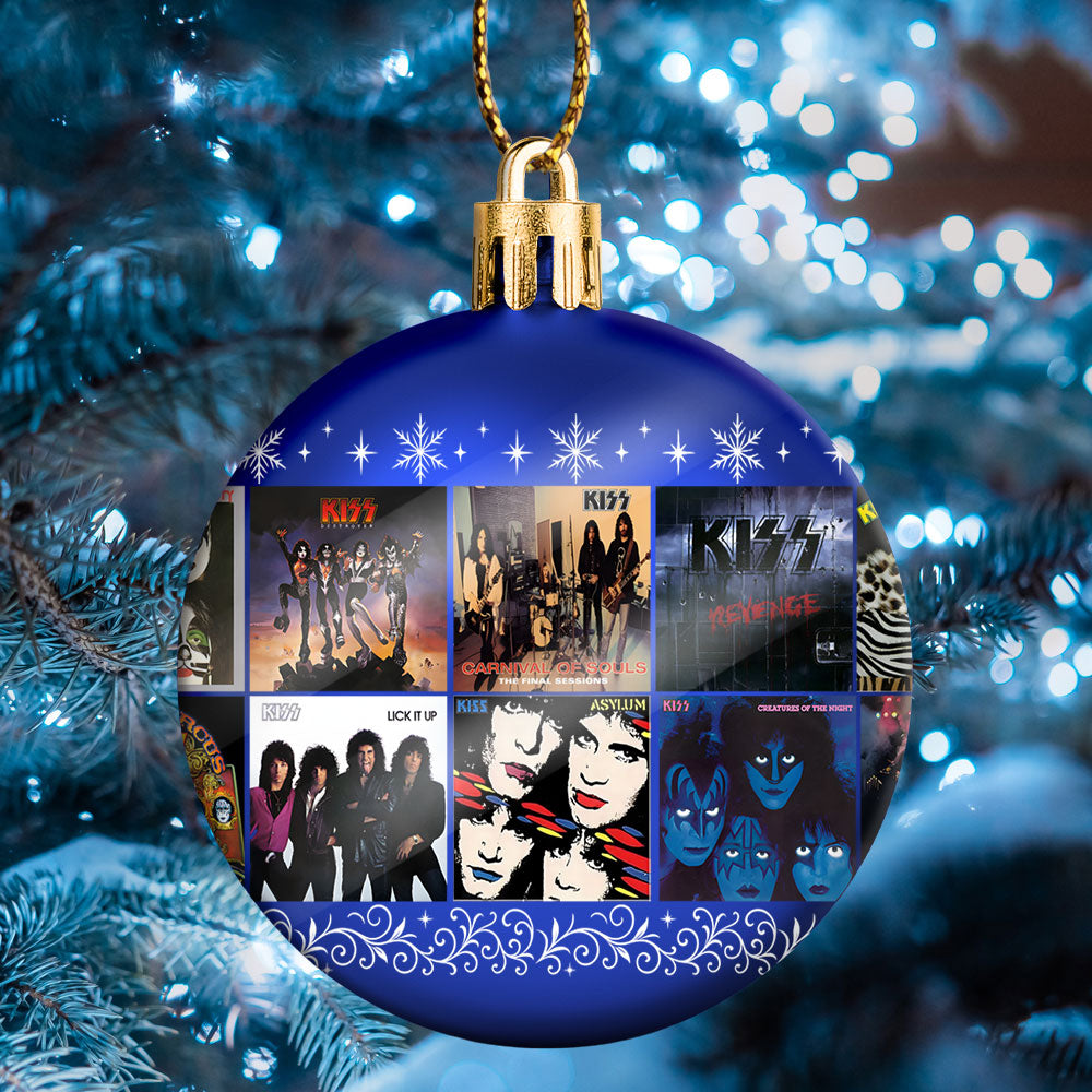 KISS Ball Ornament – A Rock ’n’ Roll Holiday Tribute to the Hottest Band in the World