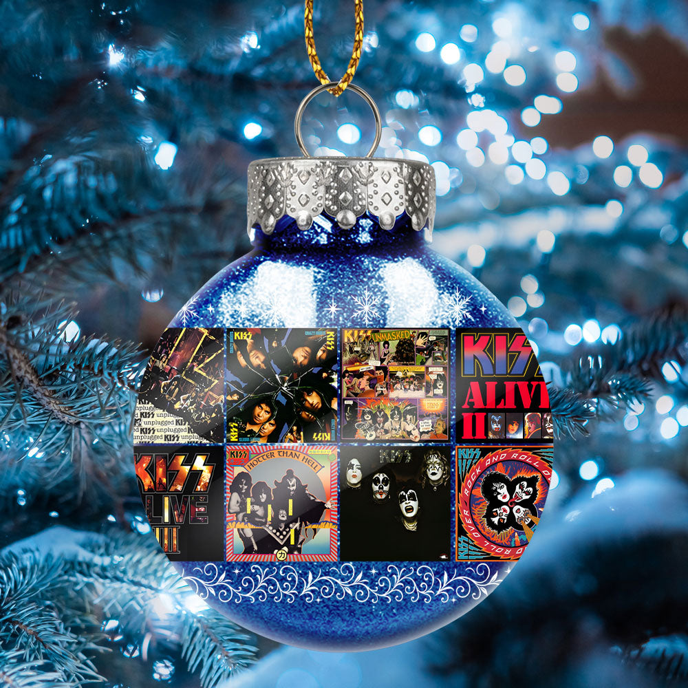 KISS Ball Ornament – A Rock ’n’ Roll Holiday Tribute to the Hottest Band in the World