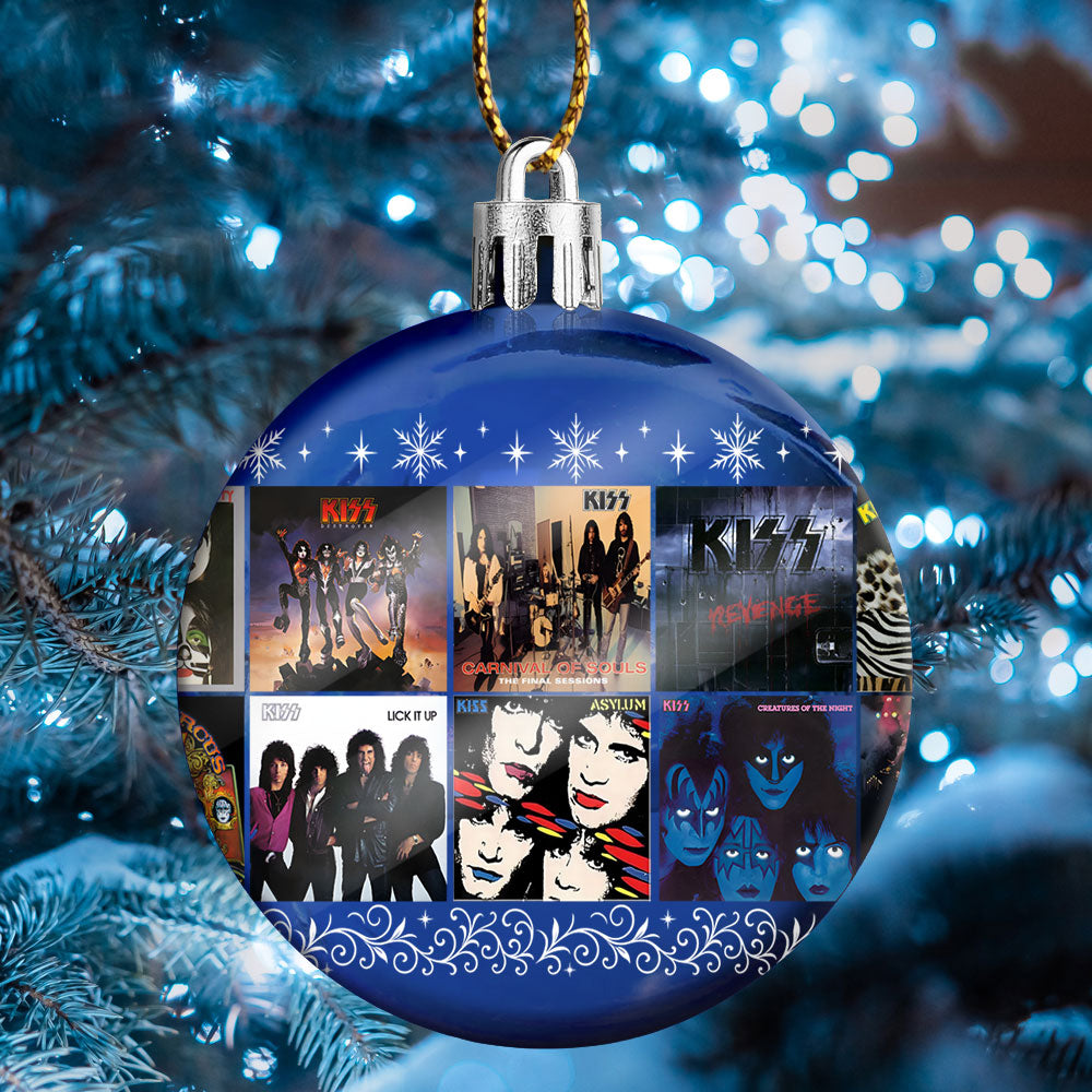 KISS Ball Ornament – A Rock ’n’ Roll Holiday Tribute to the Hottest Band in the World
