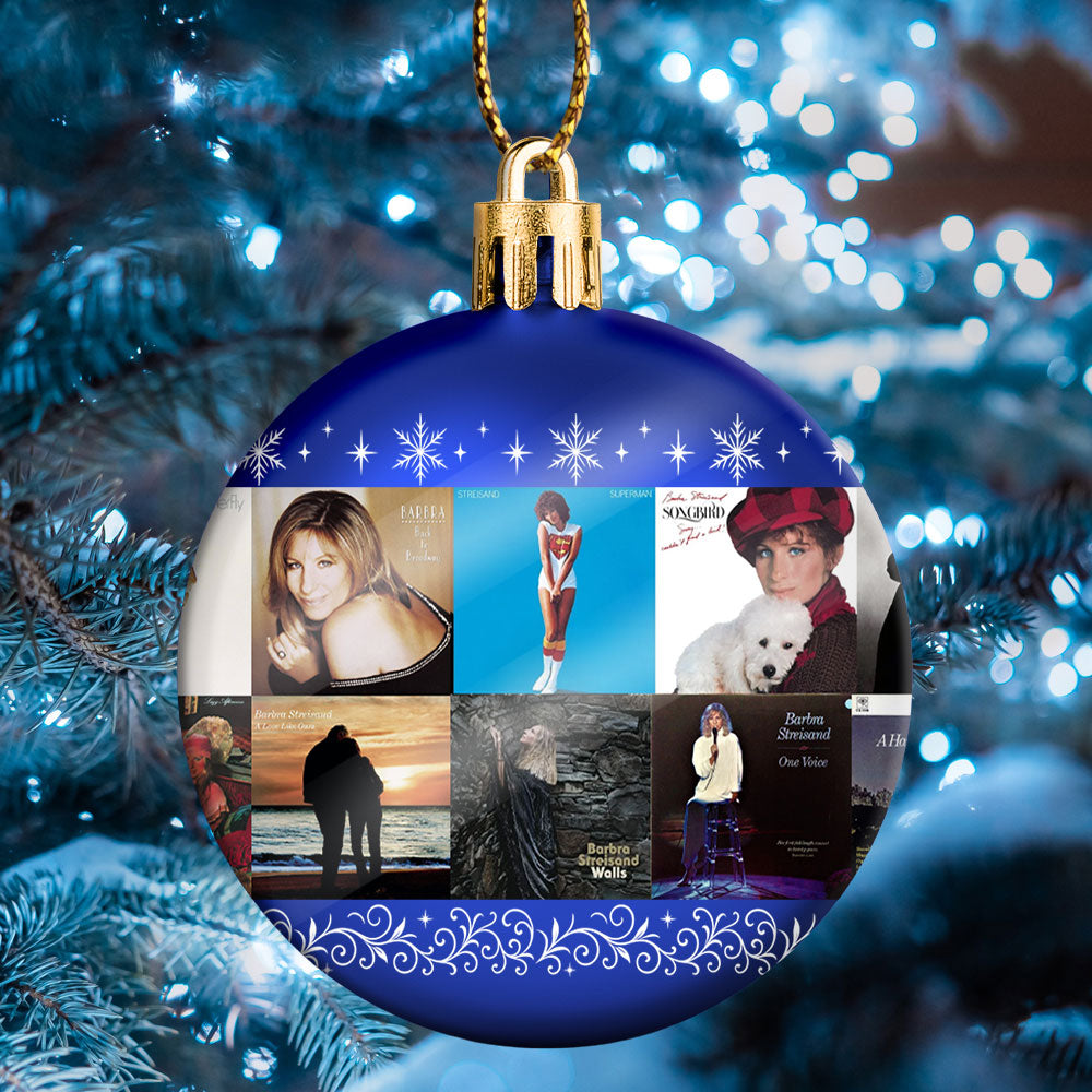 Barbra Streisand Ball Ornament – A Tribute to Timeless Elegance