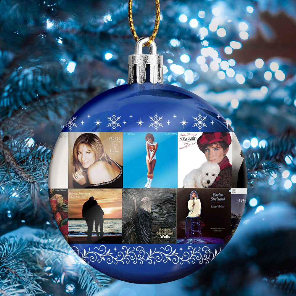 Barbra Streisand Ball Ornament – A Tribute to Timeless Elegance