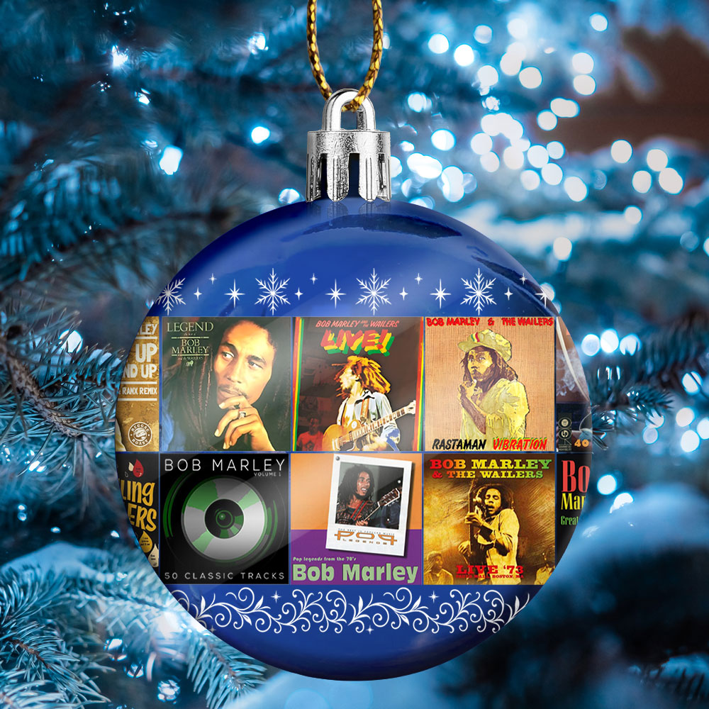 Bob Marley Ball Ornament – A Reggae Spirit of Peace, Love, and Holiday Harmony