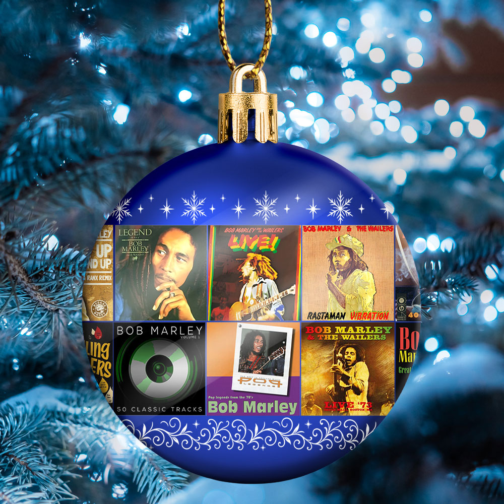 Bob Marley Ball Ornament – A Reggae Spirit of Peace, Love, and Holiday Harmony