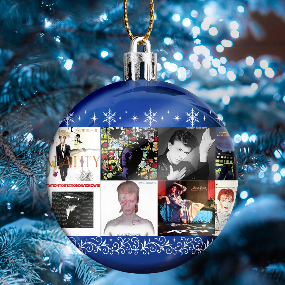 David Bowie Ball Ornament – A Stardust Celebration of Art, Sound, and Cosmic Style