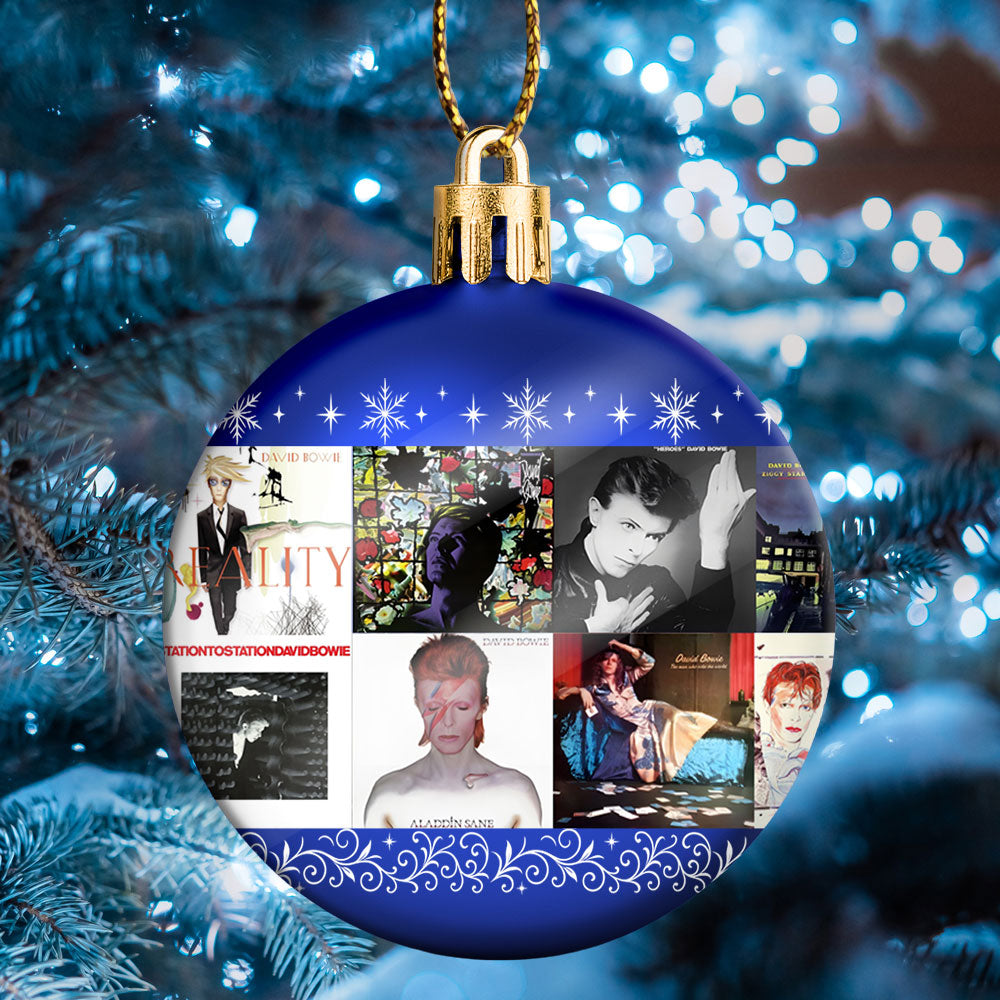 David Bowie Ball Ornament – A Stardust Celebration of Art, Sound, and Cosmic Style