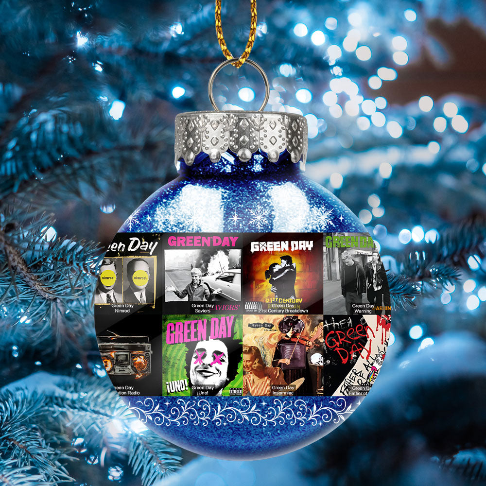 Green Day Ball Ornament – Rock the Holidays with Punk Spirit